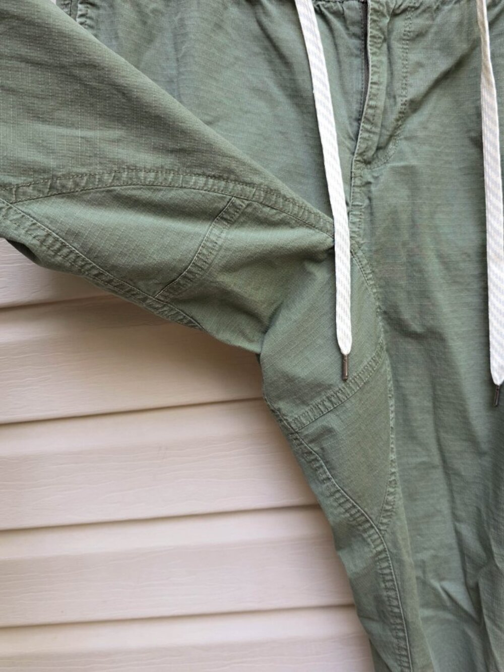 Vuori Ripstop Pants Mens L Green Hiking Climbing Gorpcore Elastic Waist V412 - Picture 4 of 7
